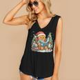 Gingerbread Reading Book Lovers Christmas Bookworm Librarian Women's V-Neck Tank Top Gingerbread Reading Book Lovers Christmas Bookworm Librarian Women's V-Neck Tank Top
