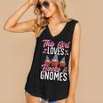 This Girl Loves Books And Gnomes Gardener Dwarf Garden Gnome Women's V-Neck Tank Top This Girl Loves Books And Gnomes Gardener Dwarf Garden Gnome Women's V-Neck Tank Top