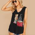 Gnome Read Reading Book Librarian Across America Women Kids Women's V-Neck Tank Top