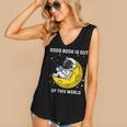Good Book Is Out Of This World Astronaut Read Book Bookworm Women's V-Neck Tank Top Good Book Is Out Of This World Astronaut Read Book Bookworm Women's V-Neck Tank Top