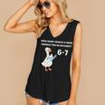 Goose Reading 67 Six Seven Meme Teacher Book Lover Women's V-Neck Tank Top Goose Reading 67 Six Seven Meme Teacher Book Lover Women's V-Neck Tank Top