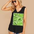 Green Comic Book Green Graphic Women's V-Neck Tank Top Green Comic Book Green Graphic Women's V-Neck Tank Top