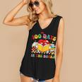 Groovy 100 Days In The Books Reading 100th Day Of School Women's V-Neck Tank Top Groovy 100 Days In The Books Reading 100th Day Of School Women's V-Neck Tank Top