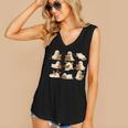 Halloween Ghost Book Lover Women's V-Neck Tank Top