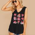Hearts Reading Book Lovers All Booked For Valentine Women's V-Neck Tank Top Hearts Reading Book Lovers All Booked For Valentine Women's V-Neck Tank Top