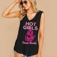 Hot Girls Read Books Cute Book Reader Women Women's V-Neck Tank Top Hot Girls Read Books Cute Book Reader Women Women's V-Neck Tank Top