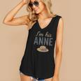 I'm His Anne Romantic Book Lover Vintage Women's V-Neck Tank Top