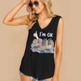 I'm OK Books Pile Books Stack Bibliophile Bookisk Women's V-Neck Tank Top I'm OK Books Pile Books Stack Bibliophile Bookisk Women's V-Neck Tank Top