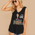 I'm Ok Read Book Reading Librarian Teacher Men Women Women's V-Neck Tank Top I'm Ok Read Book Reading Librarian Teacher Men Women Women's V-Neck Tank Top
