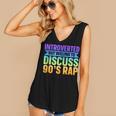 Introverted But Willing To Discuss 90's Rap Women's V-Neck Tank Top Introverted But Willing To Discuss 90's Rap Women's V-Neck Tank Top