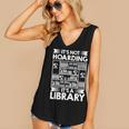 It's Not Hoarding Library Book Collecting Book Librarian Women's V-Neck Tank Top