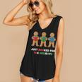 Just Booked For The Holidays Gingerbread Women's V-Neck Tank Top