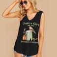 Just a Girl Who Loves Books And Birds Book Reading Bird Love Women's V-Neck Tank Top Just a Girl Who Loves Books And Birds Book Reading Bird Love Women's V-Neck Tank Top