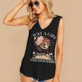 Just A Girl Who Loves Books Book Lover Reading For Women Women's V-Neck Tank Top Just A Girl Who Loves Books Book Lover Reading For Women Women's V-Neck Tank Top