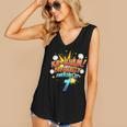 Kids Ka-Blam 7 Year Old Boys 7th Birthday Comic Book Super Hero Women's V-Neck Tank Top