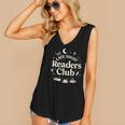 Late Night Readers Club Moon & Stars Book Lover Women's V-Neck Tank Top Late Night Readers Club Moon & Stars Book Lover Women's V-Neck Tank Top