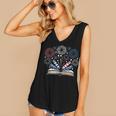 Librarian 4th July Book Lover Bookworm Patriotic Books Women's V-Neck Tank Top