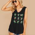 Librarian Book Lover Christmas Elf Reading Joy Women's V-Neck Tank Top