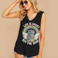 Life Is Short Buy The Book Reading Book Women's V-Neck Tank Top Life Is Short Buy The Book Reading Book Women's V-Neck Tank Top