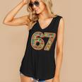 Literary 67 Bookshelf Six Seven Reading Meme Women's V-Neck Tank Top