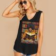 Man Reading Book Black History Month Book Lover Afro Women's V-Neck Tank Top Man Reading Book Black History Month Book Lover Afro Women's V-Neck Tank Top