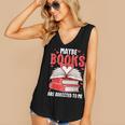 Maybe Books Are Addicted To Me Reading Present Women's V-Neck Tank Top