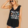 Meet Me At The Book Store Women's V-Neck Tank Top Meet Me At The Book Store Women's V-Neck Tank Top