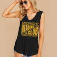 Midnight Reading Club Night Owl Book Readers Women's V-Neck Tank Top