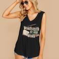 Wordsmith At Work Vintage Writer & Author Pen Book Lover Women's V-Neck Tank Top Wordsmith At Work Vintage Writer & Author Pen Book Lover Women's V-Neck Tank Top
