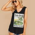 Moby Dick Book Cover Illustration Women's V-Neck Tank Top