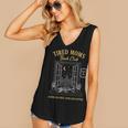 Mom Book Club Tired Moms Book Club Running On Coffee Cha0 Women's V-Neck Tank Top Mom Book Club Tired Moms Book Club Running On Coffee Cha0 Women's V-Neck Tank Top