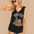 North Pole Book Club Gingerbread Christmas Reading Women's V-Neck Tank Top