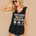 Nothing Beats Reading Book Librarian Across America Kids Women's V-Neck Tank Top