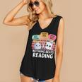 Nothing Beats Reading Rock Paper Scissors Books Lover Women's V-Neck Tank Top