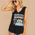 Orange Cat Reading Book 67 Six Seven Meme Women's V-Neck Tank Top Orange Cat Reading Book 67 Six Seven Meme Women's V-Neck Tank Top