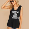 Pretend I'm A Book Character Costumes For Kids Halloween Women's V-Neck Tank Top