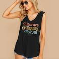 Protect Libraries Banned Books Literacy And Equity For All Women's V-Neck Tank Top
