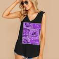 Purple Comic Book Purple Color Graphic Women's V-Neck Tank Top Purple Comic Book Purple Color Graphic Women's V-Neck Tank Top