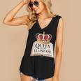 Queen Of The Classroom Appreciation Royal Crown Book Women's V-Neck Tank Top Queen Of The Classroom Appreciation Royal Crown Book Women's V-Neck Tank Top