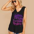 Quietly Thriving In Fictional Realms Book Lovers Women's V-Neck Tank Top
