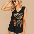 Read Banned Books Club Freely Anti-Censorship Librarian Women's V-Neck Tank Top