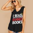 I Read Banned Books Defiant And Bold Women's V-Neck Tank Top