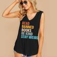 Read Banned Books Be Kind Stay Weird Women's V-Neck Tank Top