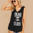 Read Banned Books PET DOGS FIGHT EVIL Read Banned Books Dog Women's V-Neck Tank Top