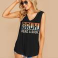 Read A Book Bruh Cool Ela English Teacher Reading Literature Women's V-Neck Tank Top Read A Book Bruh Cool Ela English Teacher Reading Literature Women's V-Neck Tank Top