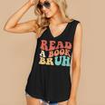 Read A Book Bruh Read Reading Librarian Boys Teen Kids Women's V-Neck Tank Top