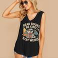 Read Books Be Kind Stay Weird Book Dragon Skeleton Reading Women's V-Neck Tank Top Read Books Be Kind Stay Weird Book Dragon Skeleton Reading Women's V-Neck Tank Top