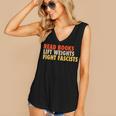 Read Books Lift Weights Fight Fascists Reading Humor Women's V-Neck Tank Top Read Books Lift Weights Fight Fascists Reading Humor Women's V-Neck Tank Top
