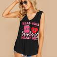 Read Your Heart Out Cute Reading Book Lover Women's V-Neck Tank Top Read Your Heart Out Cute Reading Book Lover Women's V-Neck Tank Top