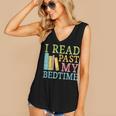 I Read Past My Bedtime Book Quote Humor Women's V-Neck Tank Top